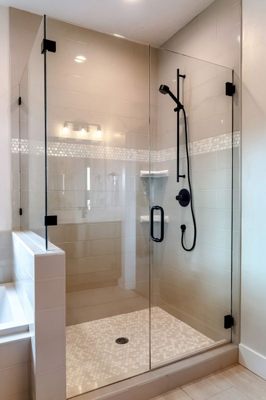Elegant Shower with Storage