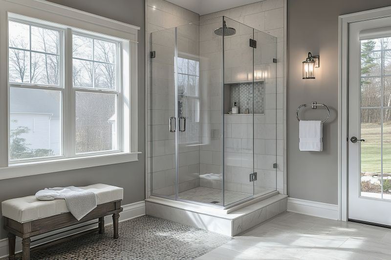 Contemporary Shower with Niche